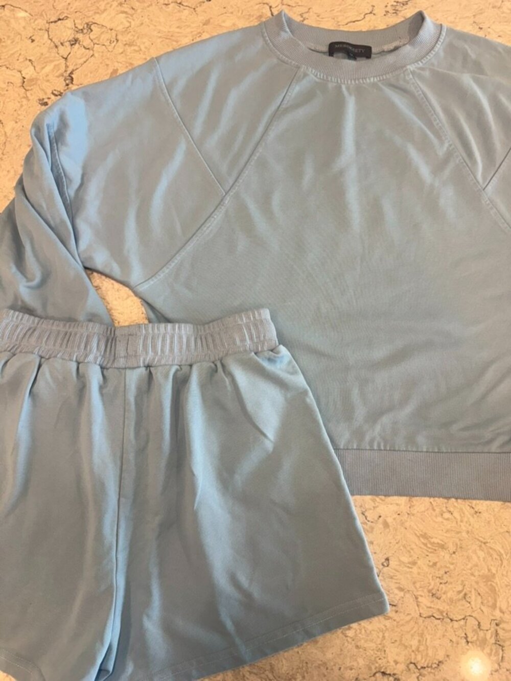 Amazon Light Blue Matching Lounge Set Medium